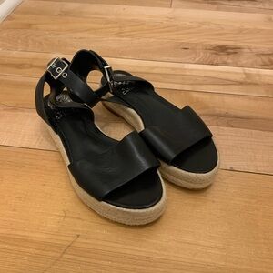 Vince Camuto Kathalia flatform espadrille Black Sandals
